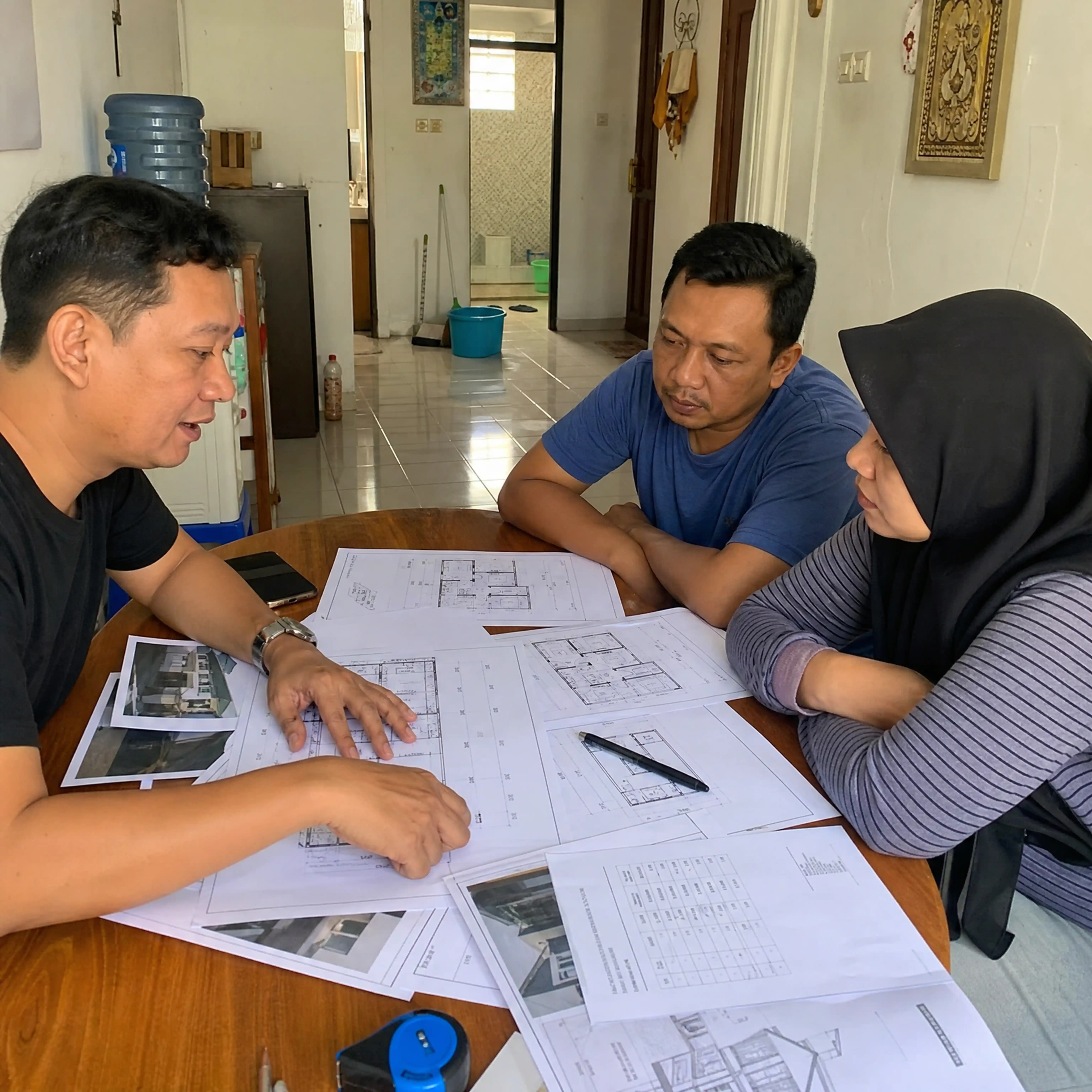 Rincian penawaran dan denah pekerjaan